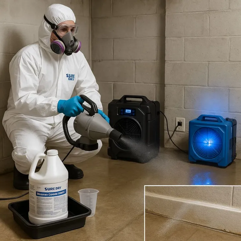 Sanitization and Odor Removal process in Wilton, CA